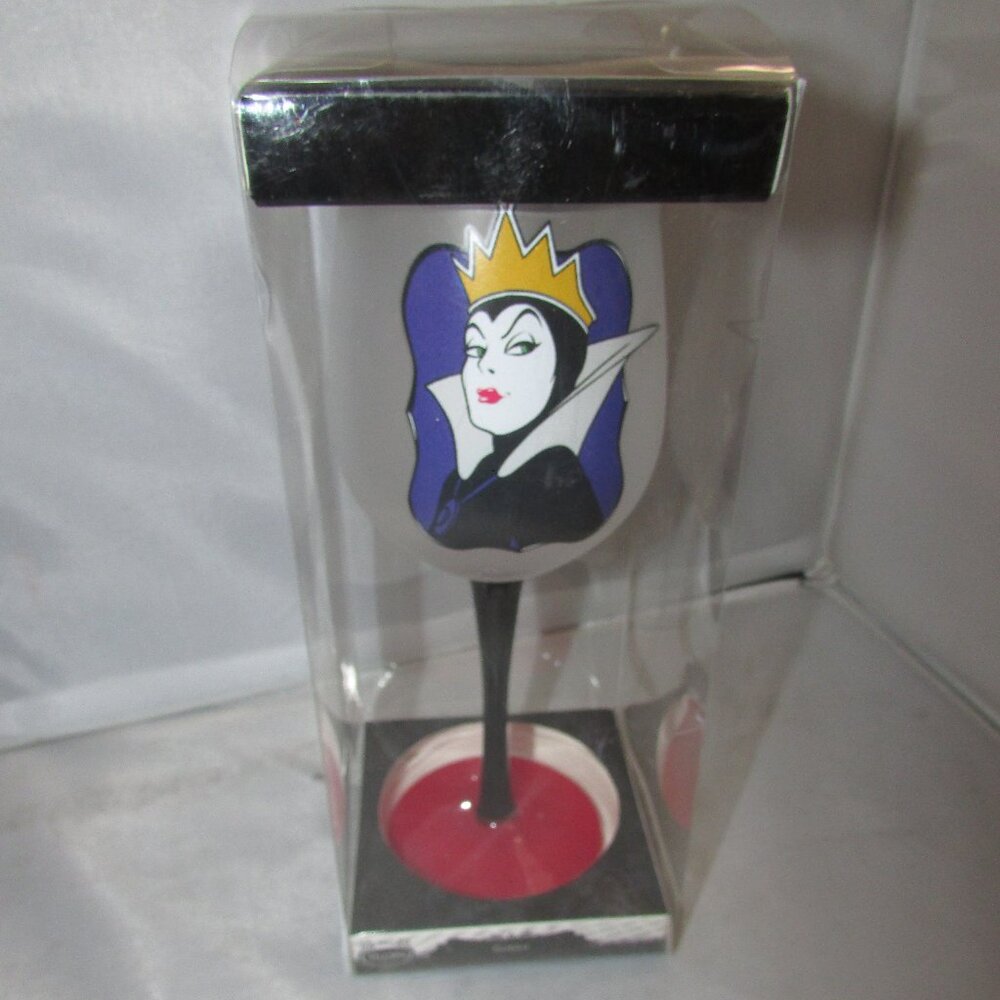 Disney Villains Evil Queen Goblet Wine Glass New With Tag/Box
